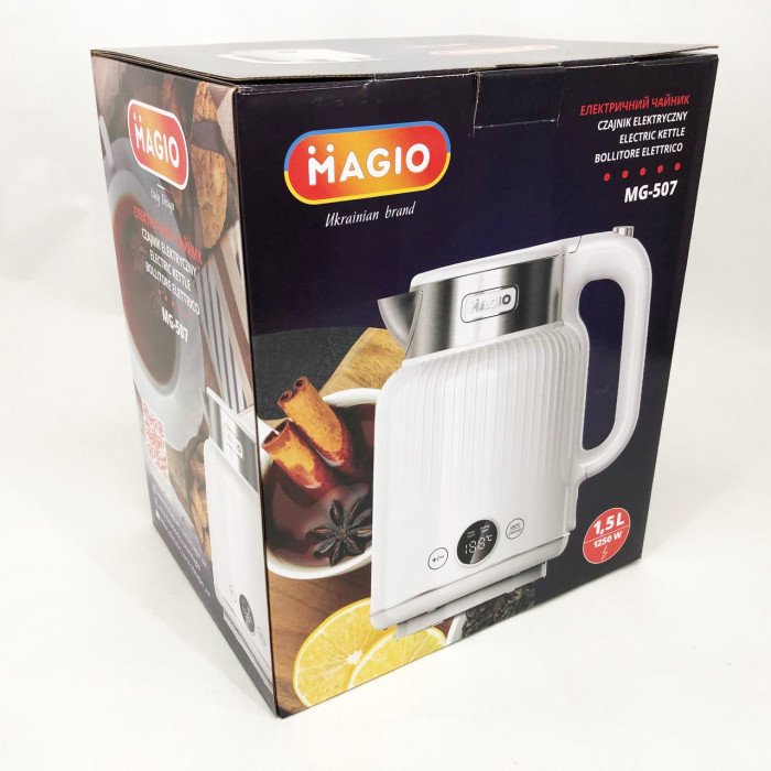 Електрочайник Magio MG-507, Хороший електричний чайник, Чайник електро, Безшумний чайник