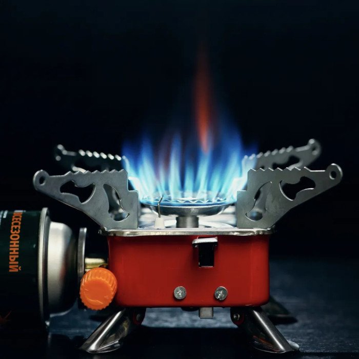 Похідна портативна газова плита, Мініатюрний газовий пальник, Таганок портативний туристичний