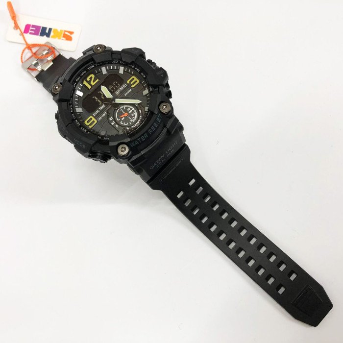 Годинник наручний чоловічий SKMEI 1965BK BLACK, армійський годинник протиударний. Колір: чорний