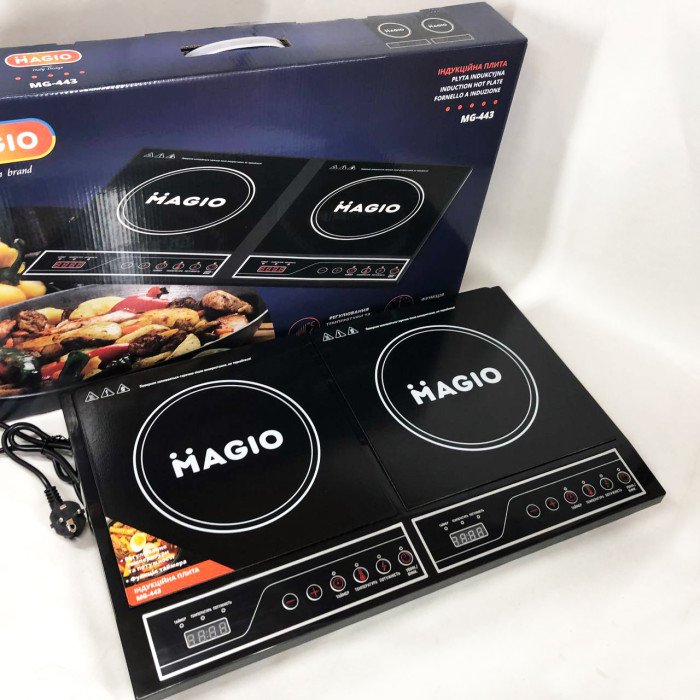 Настільна плита електрична MAGIO MG-443, Потужна настільна електроплита, Електро плита інфрачервона