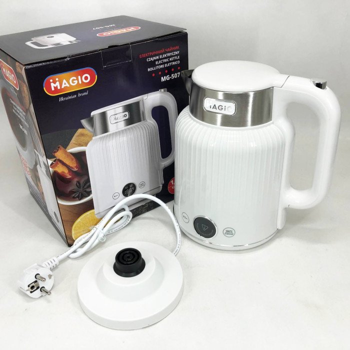 Електрочайник Magio MG-507, Хороший електричний чайник, Чайник електро, Безшумний чайник