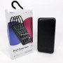 Павербанк Power Bank UKC 50000mAh Мобільна зарядка зовнішній акумулятор портативний павер. Колір: чорний