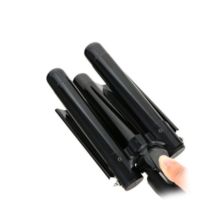 Потрійна плойка для завивки волосся VGR V-591 три хвилі діаметром 25 мм потужністю 125 Вт