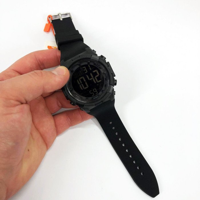 Годинник наручний чоловічий SKMEI 1845BK BLACK, водонепроникний чоловічий годинник. Колір: чорний