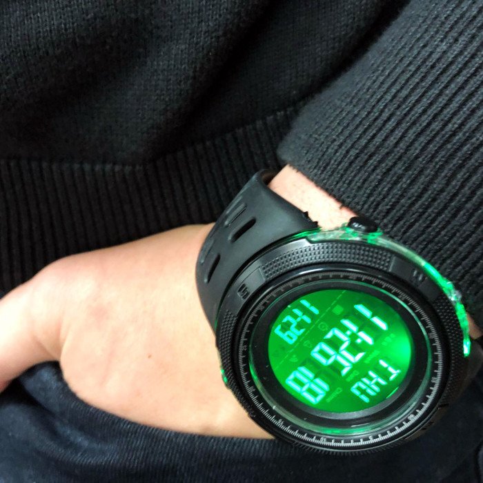 Годинник наручний чоловічий SKMEI 2070BK BLACK. Колір: чорний