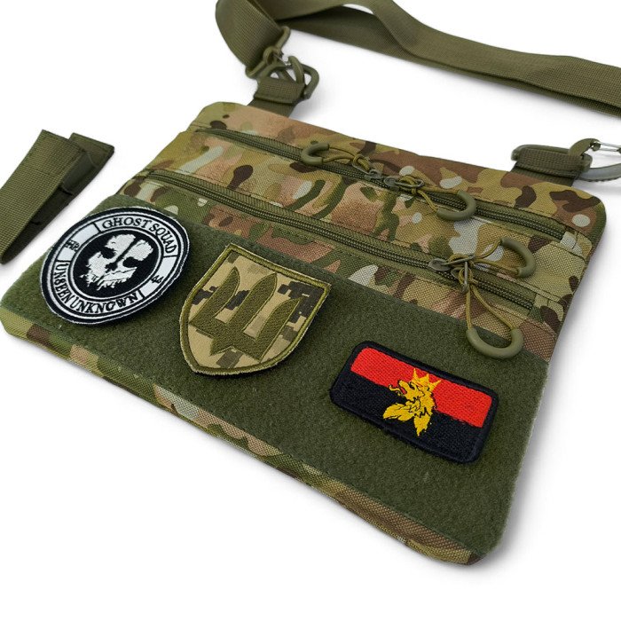 Чоловіча тактична сумка барсетка, Рюкзак чоловічий військовий тактичний, Нагрудна сумка кобура