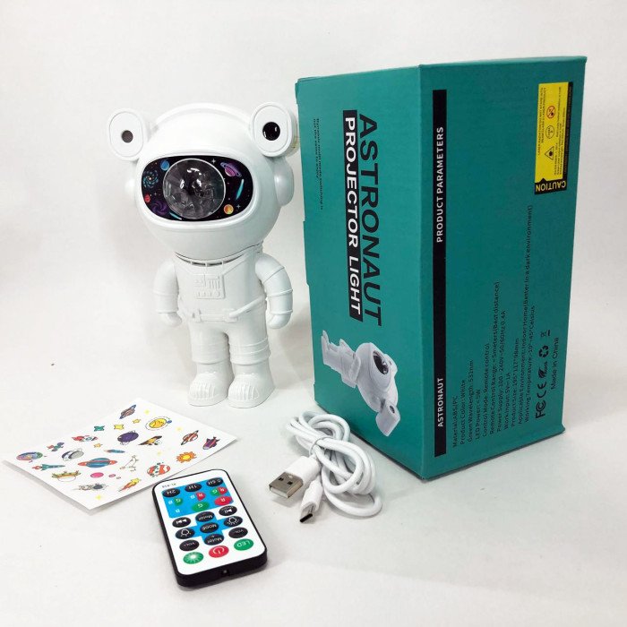Нічник-проектор Астронавт Astronaut Нічник дитячий проектор зоряне небо