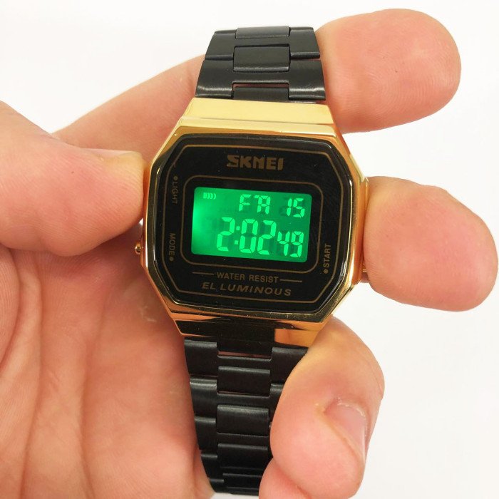 Годинник наручний чоловічий SKMEI 1647GDBK, фірмовий спортивний годинник, оригінальний чоловічий годинник