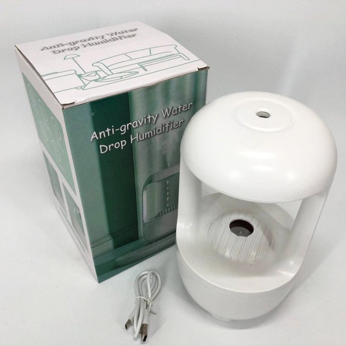 Зволожувач повітря ультразвуковий DROP HUMIDIFIER AND-199, левітуючий розпилювач для спальні, будинки, готелі