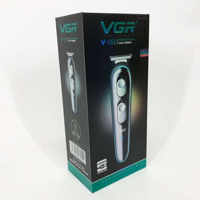 Бездротова універсальна стрижкова машинка VGR V-055, Машинка для стрижки волосся домашня