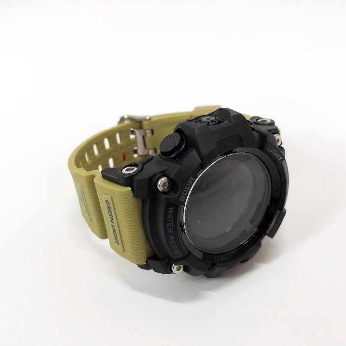 Годинник наручний чоловічий SKMEI 1384KH KHAKI, годинник наручний електронний тактичний. Колір: хакі