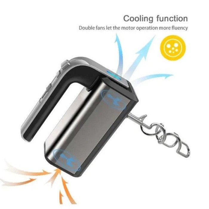 Міксер Domotec R.6664 5 швидкостей, режим Турбо, Міксер електричний 800 Вт