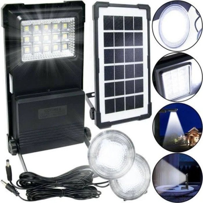 Сонячна станція портативна GDLITE GD-07А із сонячною панеллю та функцією Power Bank