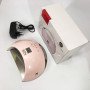 Ультрафіолетова лампа для Манікюру UV LAMP Sun 6, Світлодіодна сушарка для гель лаку. Колір: рожевий
