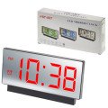 Годинник мережний настільний VST-897-1 (червоне підсвічування, температура, від USB кабелю), Настільний LED годинник