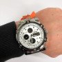 Годинник наручний чоловічий SKMEI 1389SI SILVER, брендовий чоловічий годинник. Колір: срібний