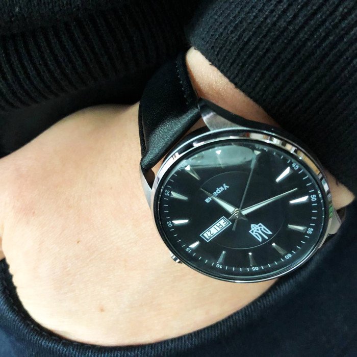 Годинник наручний чоловічий SKMEI 5702/2075SIBK, Стильний годинник для жінок і чоловіків, Чоловічий круглий годинник