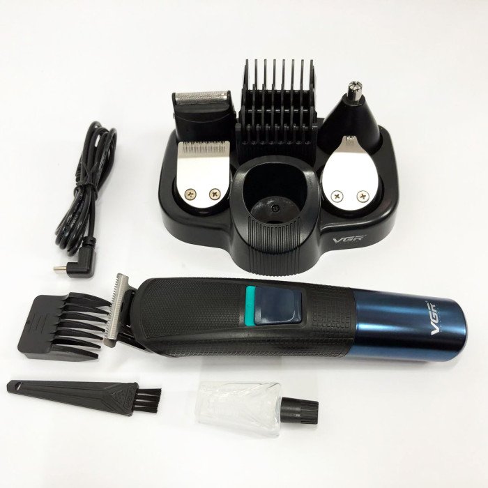 Машинка для стрижки волосся VGR V-108 тример машинка для стрижки 10 в 1, Професійна електробритва