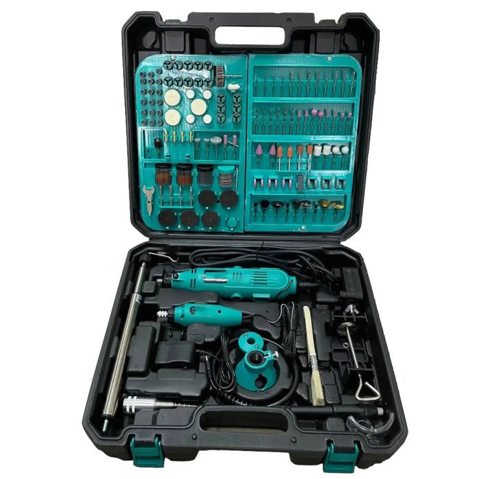 Ручний електричний гравер + гравер Mini 12V з 236 насадками, електричний електричний міні, Дриль гравер