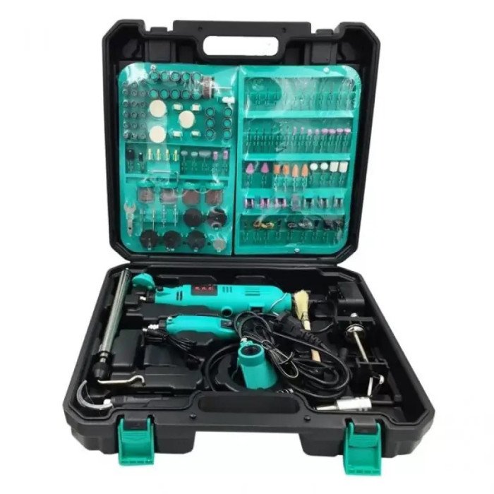 Ручний електричний гравер + гравер Mini 12V з 236 насадками, електричний електричний міні, Дриль гравер