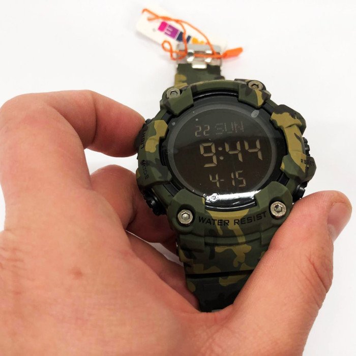 Годинник наручний чоловічий SKMEI 1968CMGN GREEN CAMO, водонепроникний чоловічий годинник. Колір: камуфляж