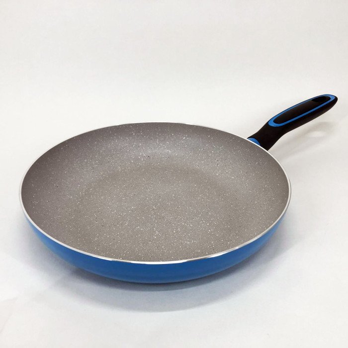 Сковорода Magio MG-1179 з мармуровим антипригарним покриттям 28 см, Якісна сковорода для смаження