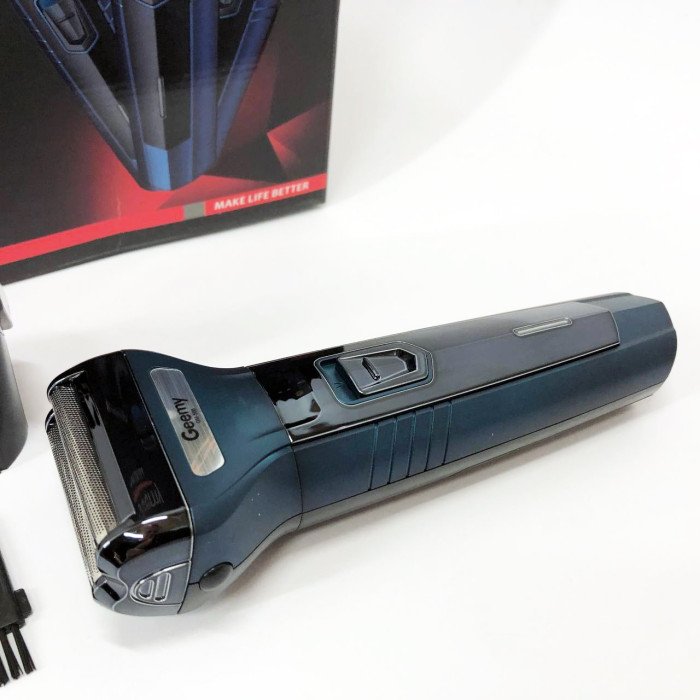 Тример для стрижки волосся носа вух брів Gemei GM-566 3в1 машинка для видалення волосся на обличчі