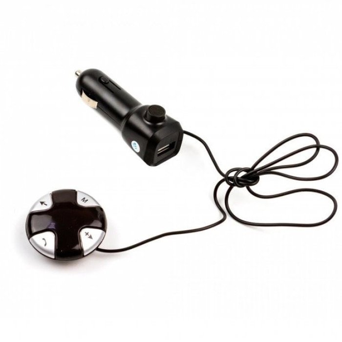 Трансмітер модулятор MP3 UKC CM-S25 з магнітним тримачем, Автомобільний трансмітер bluetooth