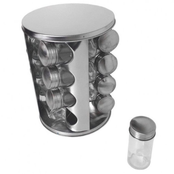 Набір для спецій UNIQUE UN-1303 з підставкою, Органайзер для зберігання спецій на кухні етажерка для спецій