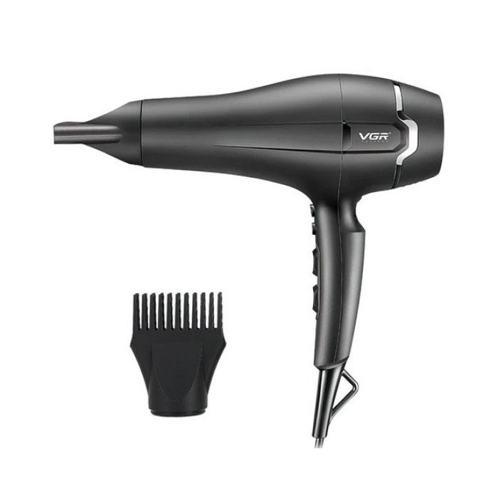 Професійний фен VGR V-450 для сушіння укладання волосся 2400 Вт режим Turbo, Повітряний стайлер для волосся