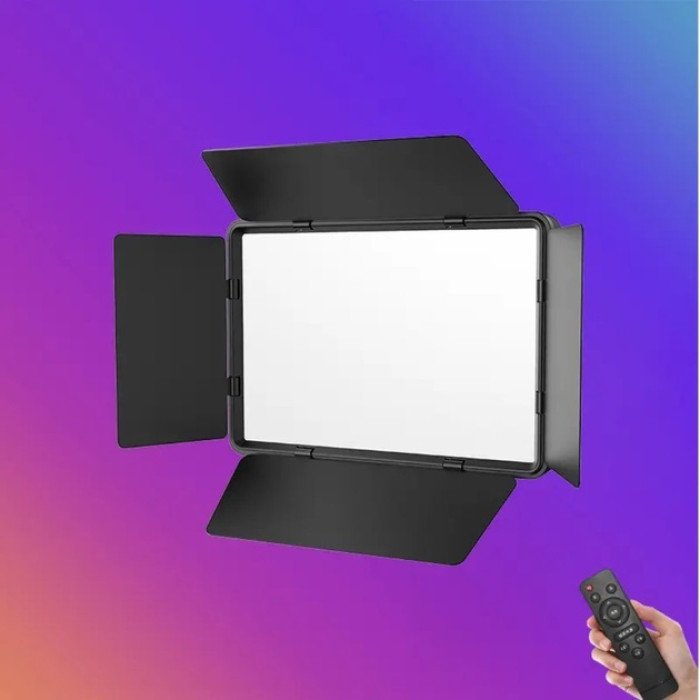 Професійне відеосвітло LED LIGHT RL-900 35W з пультом 3000k-6500k, Прямокутне студійне світло
