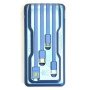 Портативний зарядний пристрій на 10000 mAh, Power Bank на сонячній батареї, заряджання. Колір: синій