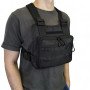 Нагрудна тактична сумка чоловіча, сумка через плече чорна розгрузка