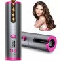 Плойка авто-бігуді для завивки волосся бездротовий Ramindong Hair curler. Колір: сірий