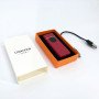 Електрозапальничка USB ZGP ABS, сенсорна електрична запальничка спіральна. Колір: червоний