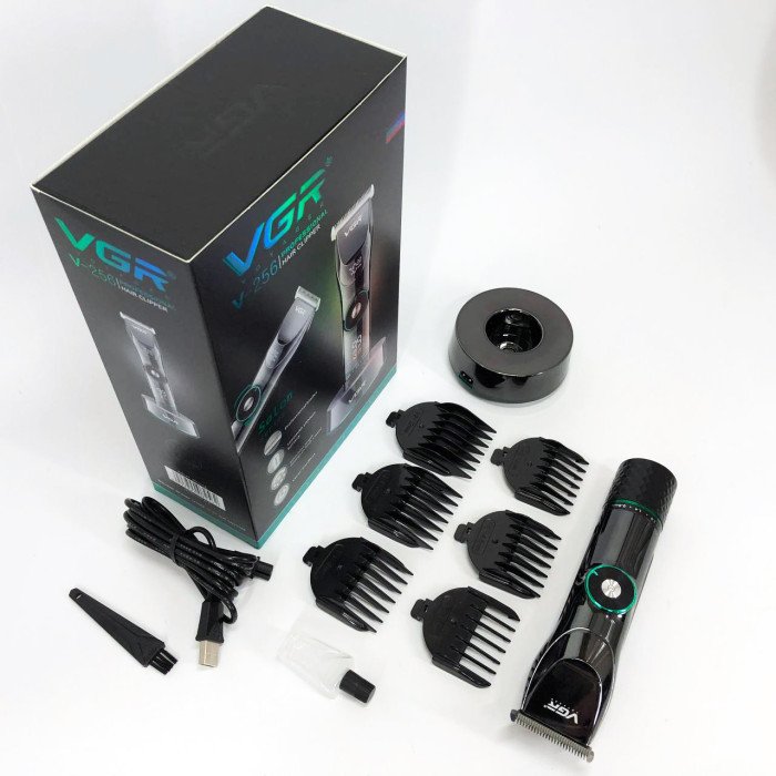 Професійна бездротова машинка для стрижки волосся та бороди VGR V-256, бездротова електробритва