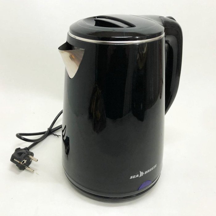 Чайник термос SeaBreeze SB-0202 1.8 Л, 1500Вт, гарний електричний чайник, тихий електричний чайник