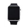 Смарт-годинник Smart Watch A1 розумний електронний зі слотом під sim-карту + карту пам'яті micro-sd. Колір: срібний