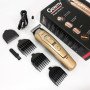 Машинка для стрижки GEMEI GM-6115, машинка для стрижки волосся домашня. Колір: бежевий