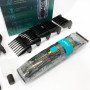 Машинка для стрижки волосся і бороди VGR V-695 з LED дисплеєм IPX7 вологозахист