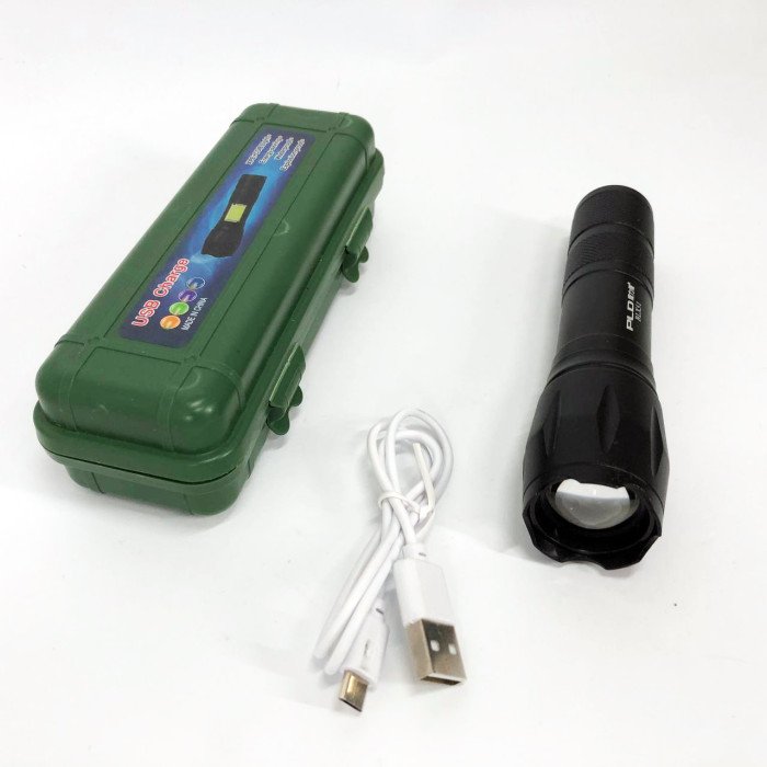 Ліхтар ручний BLX51-XPE в кейсі 1x18650, Ліхтар ручний потужний, Тактичний ліхтар, Ручний ліхтарик led