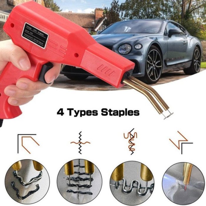 Електричний паяльник для паяння пластмаси, бамперів H50 + 200 скоб