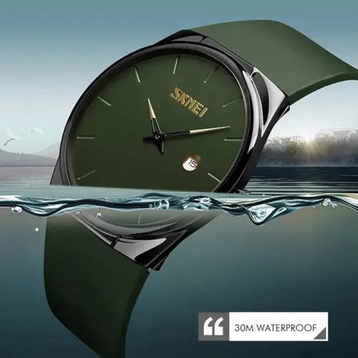Годинник наручний чоловічий SKMEI 1509AG, чоловічий круглий наручний годинник, Оригінальний чоловічий годинник