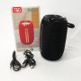 Портативна Bluetooth-колонка TG653 USB з ремінцем, акумуляторна колонка для музики. Колір: чорний