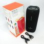 Портативна Bluetooth колонка TG654 8W з підсвічуванням, акумуляторна колонка для музики. Колір: чорний