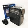 Радіоприймач GOLON RX-9100 USB+SD Радіо з ліхтарем, Ретро радіо, FM передавач. Колір: коричневий
