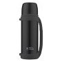 Термос вакуумний 1л Well Done WD-7031B, Термос для кави, Термос похідний. Колір: чорний