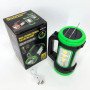 Кемпінговий ліхтар XBL 818C-3W+COB, Ліхтарик акумуляторний кемпінговий, Ліхтар-світильник. Колір: зелений