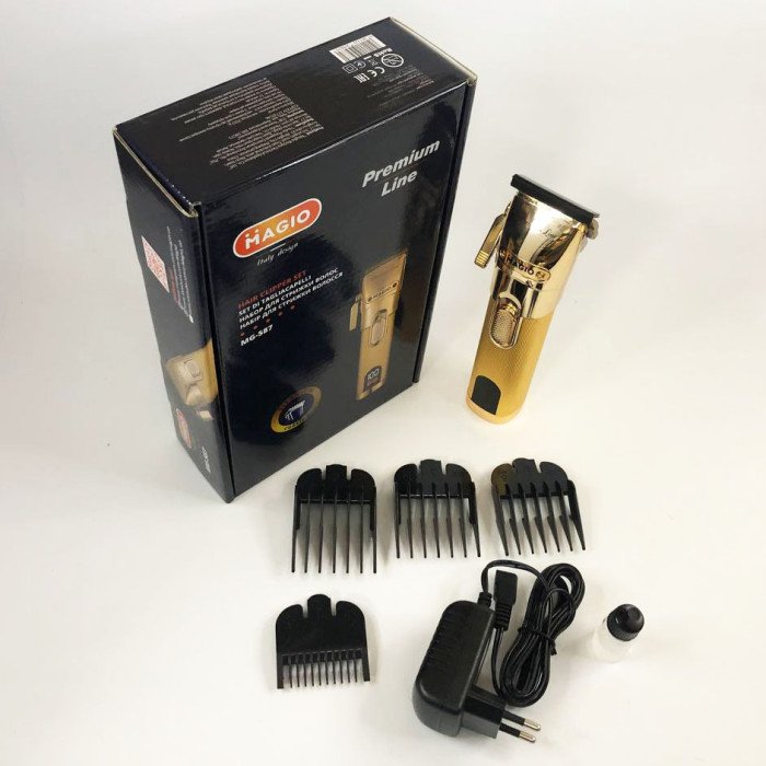 Машинка для стрижки волосся MAGIO MG-587, професійна електробритва бездротова, електромашинка