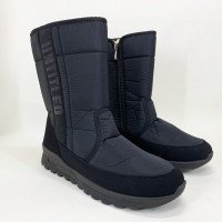 Чоботи чоловічі утеплені чорні 45см 29см, Доступне чоловіче взуття, Туфлі чоловічі спецобув'я